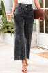 Patch Pocket Straight Leg Loose Fit Jeans